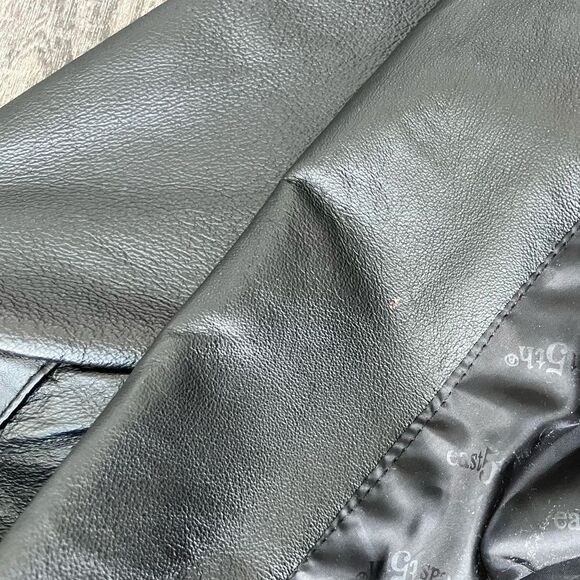 East 5th Genuine Leather Jacket Black Large - Picture 9 of 14